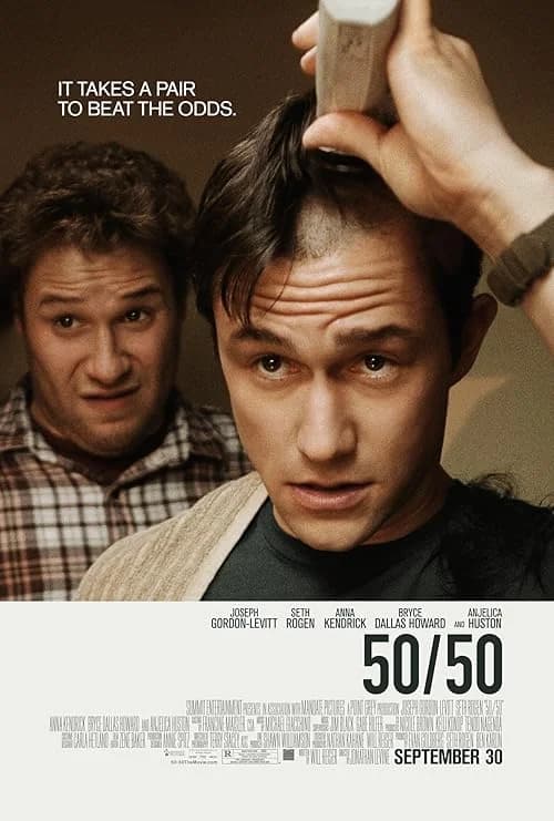 50/50 film posteri