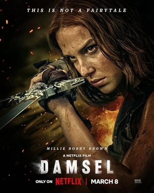 Damsel film posteri