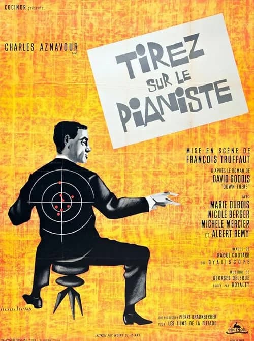 Shoot the Piano Player film posteri