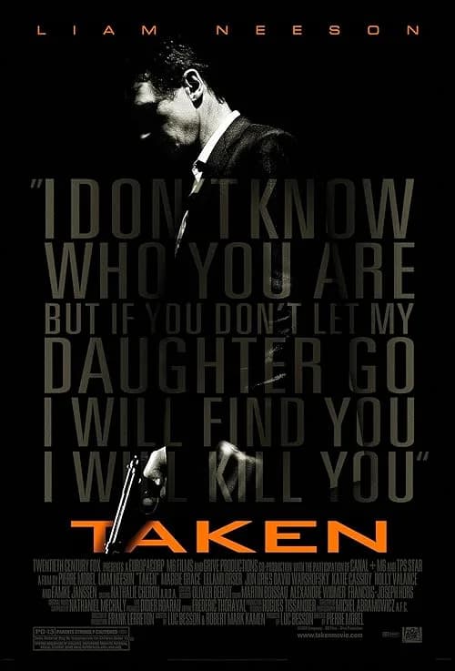 Taken film posteri