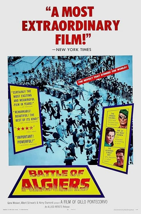 The Battle of Algiers film posteri