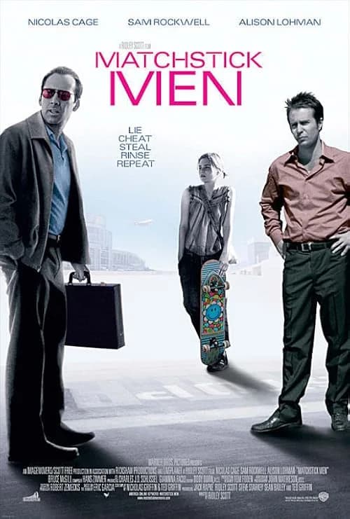 Matchstick Men film posteri